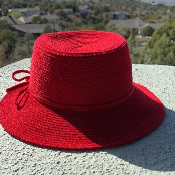 August Hats Accessories - Red August Hat